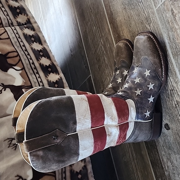 Shoes American Flag Square Toe Cowgirl Boots Poshmark